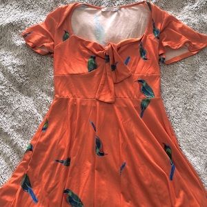 ASOS vintage bird dress size 10